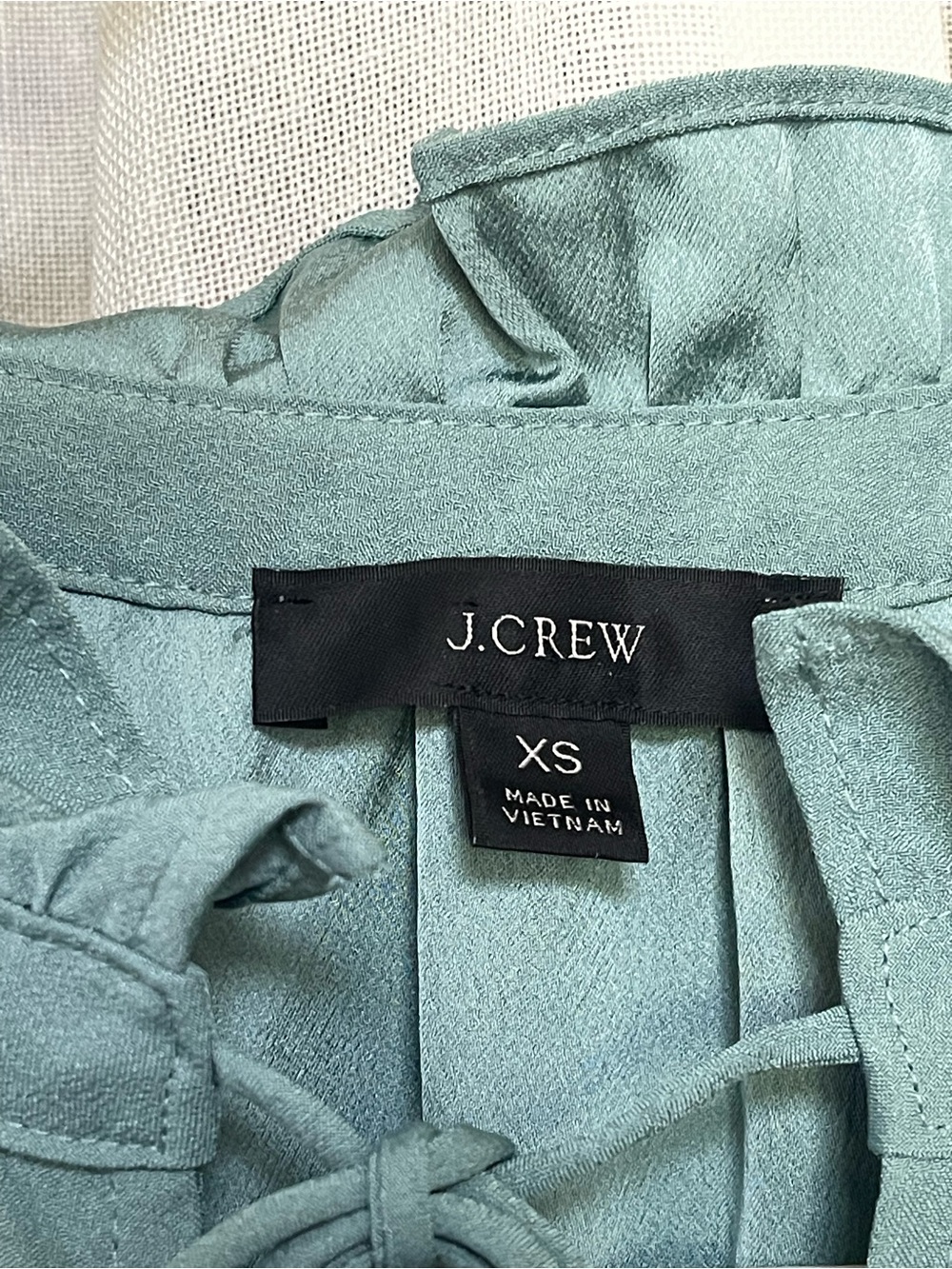 J.Crew Ruffle Blouse - Picture 3 of 4